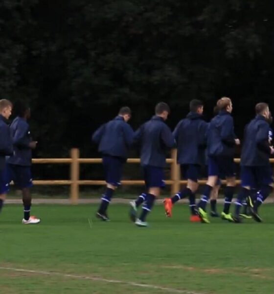 La Rappresentativa Serie D durante un allenamento