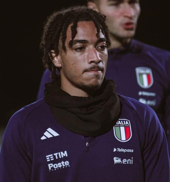 Luca Koleosho con l'Italia U21
