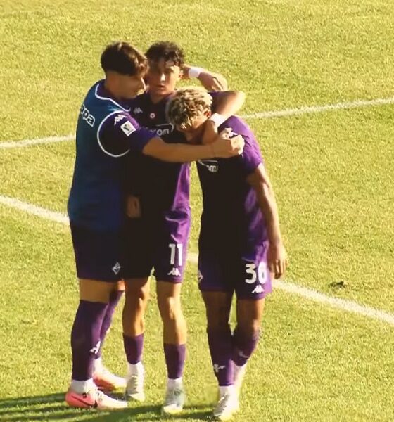 Fiorentina esultanza