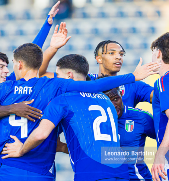 Italia U21 esultanza