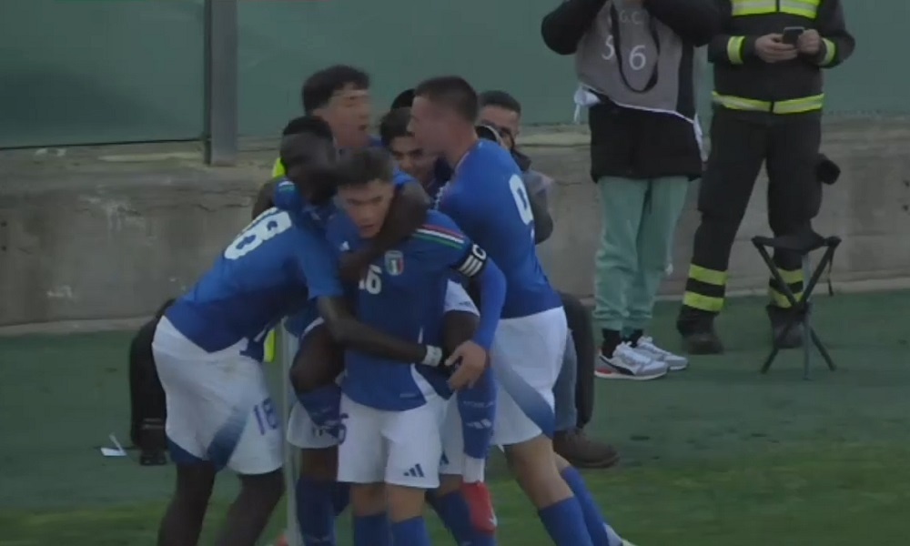 Italia U19 esultanza