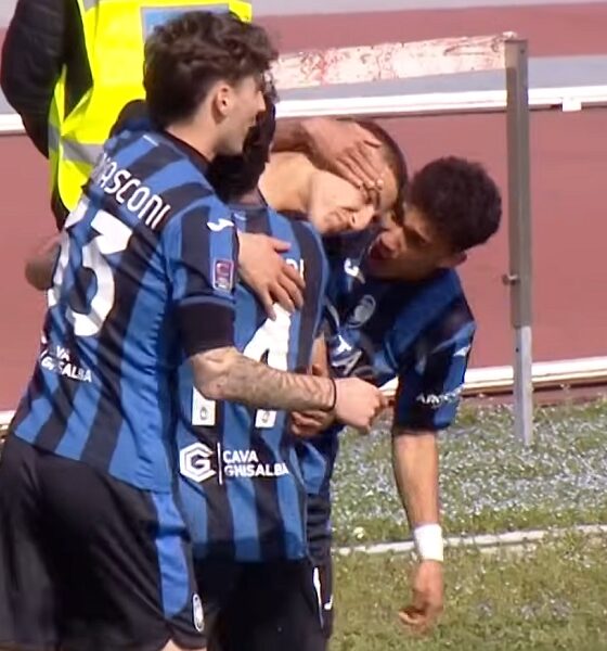 Atalanta U23 esultanza