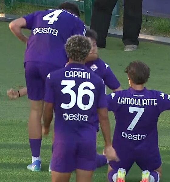 Fiorentina esultanza