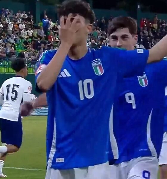 Inacio esultanza Italia U17