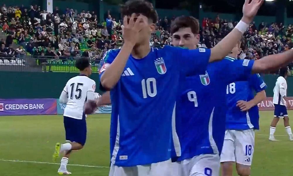 Inacio esultanza Italia U17