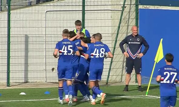 Sampdoria esultanza