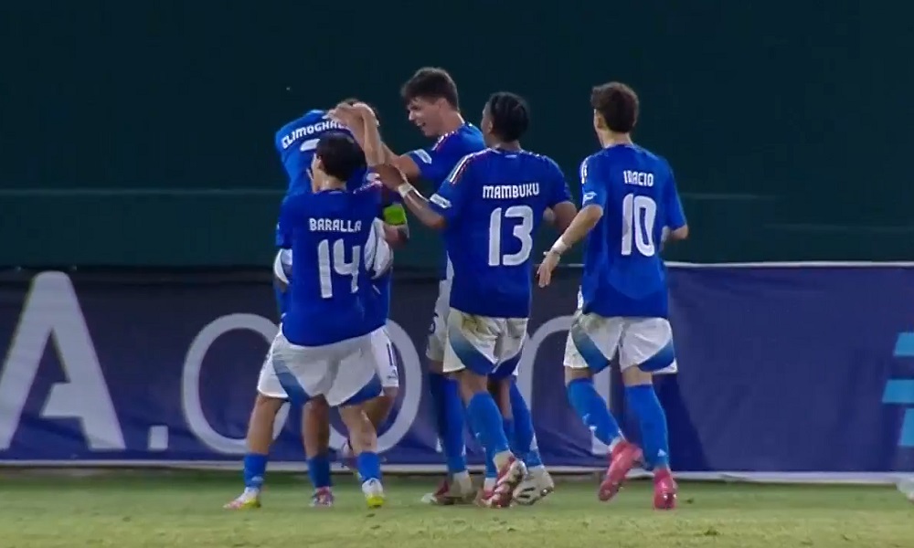 esultanza Italia U17