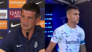 Cristian Chivu e Lautaro Martinez