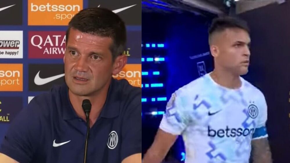 Cristian Chivu e Lautaro Martinez