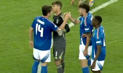 Italia U21 esultanza