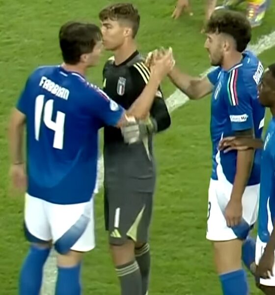 Italia U21 esultanza