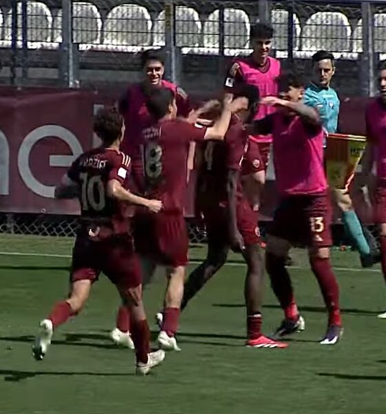 Mohamed Seck (esultanza Roma)