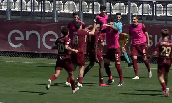 Mohamed Seck (esultanza Roma)