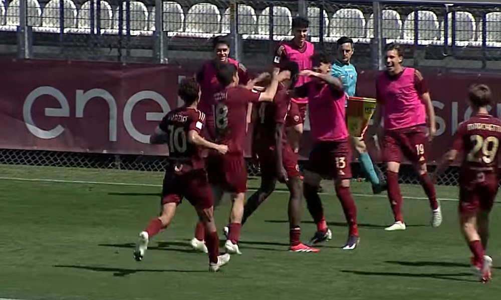 Mohamed Seck (esultanza Roma)