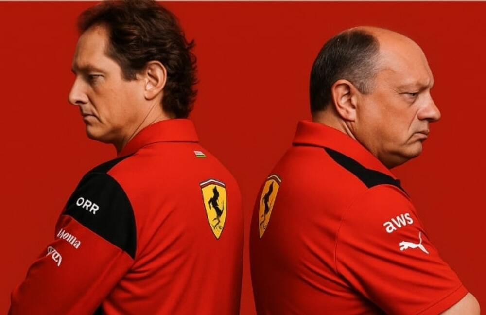 John Elkann e Frédéric Vasseur