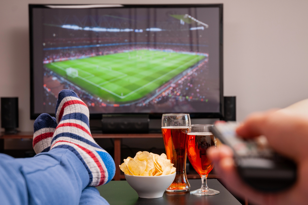 Partita di calcio in streaming
