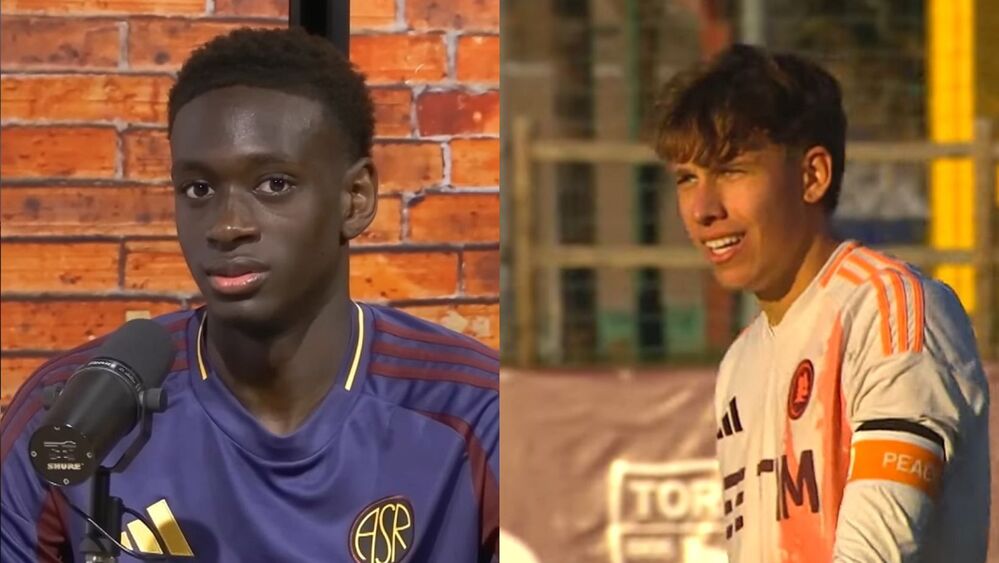 Mohamed Seck e Filippo Reale (Roma)