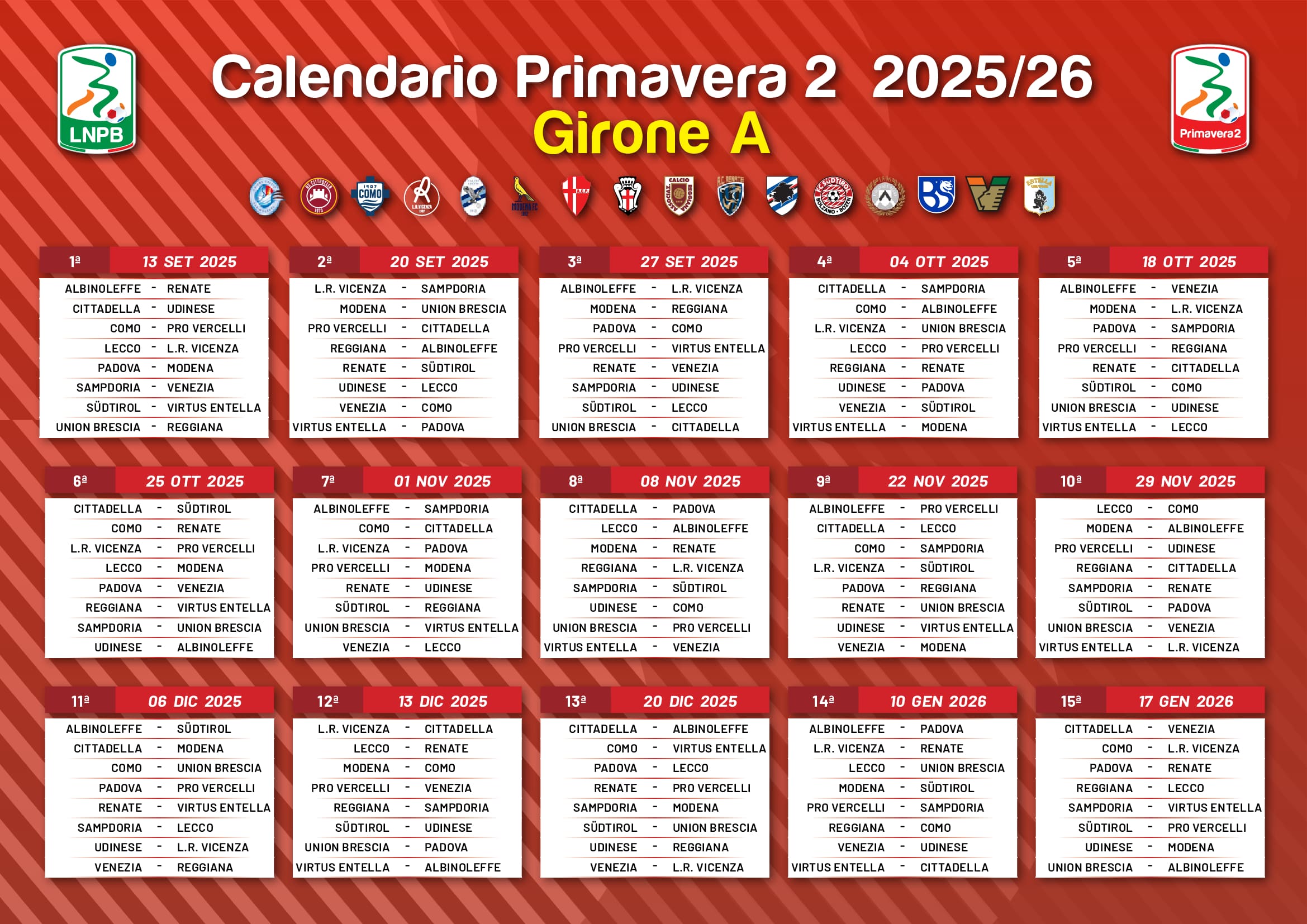 Campionato Primavera 2, Girone A