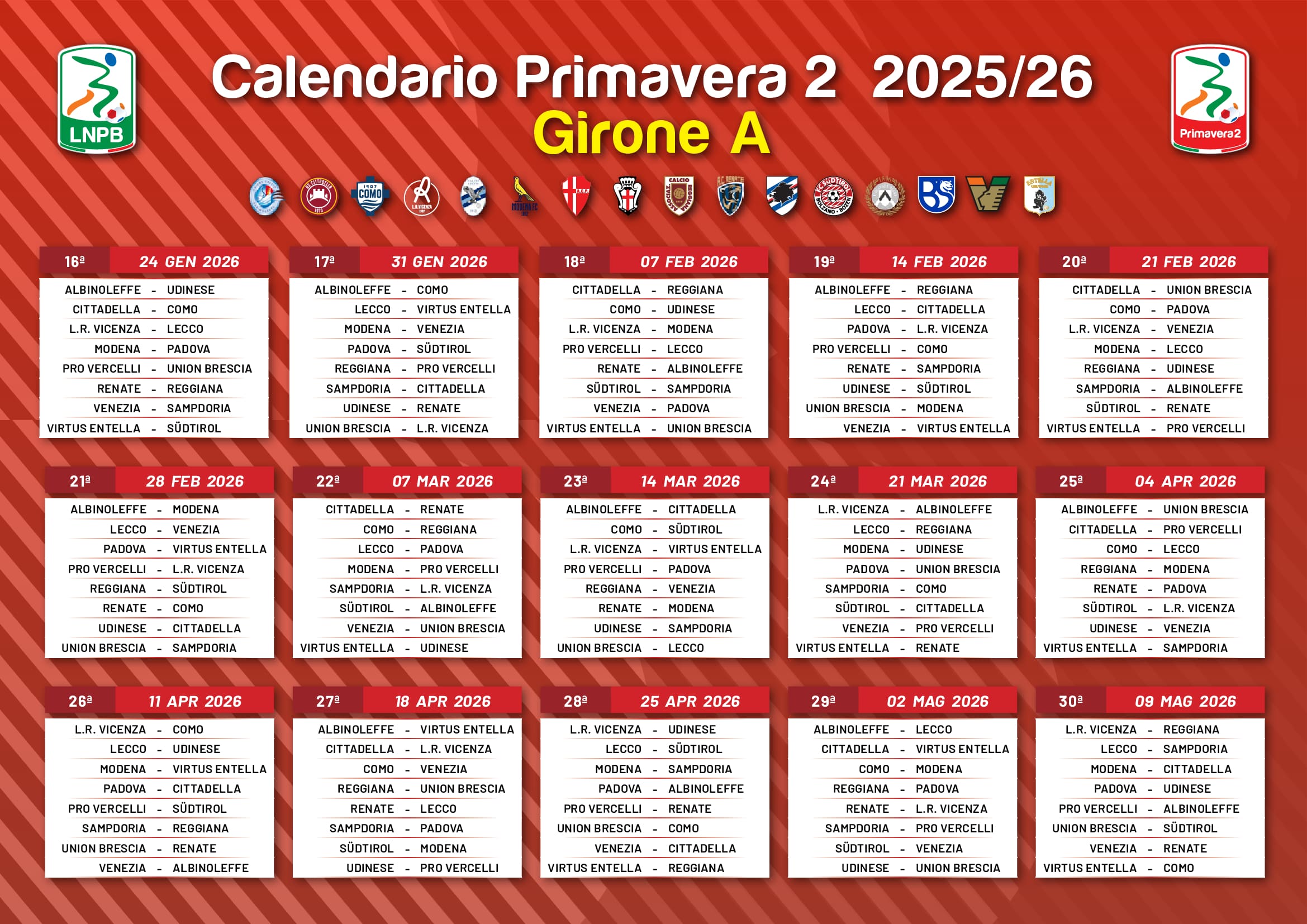 Campionato Primavera 2, Girone A