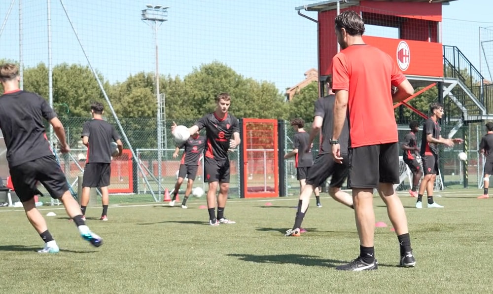Milan allenamento