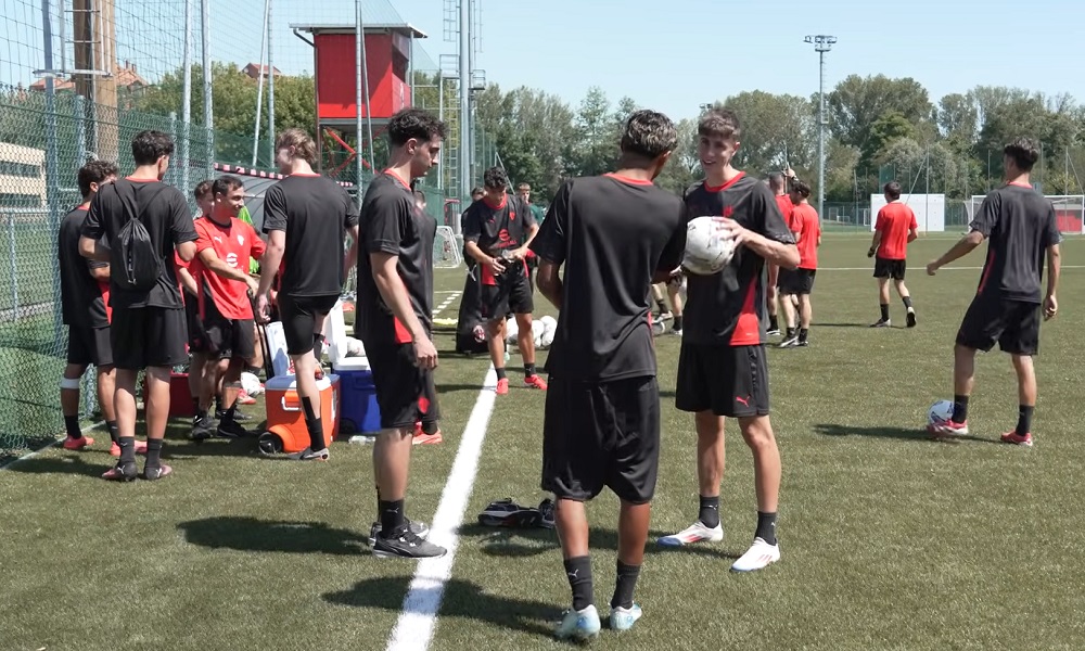 Milan allenamento