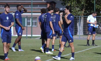 Italia U20 allenamento