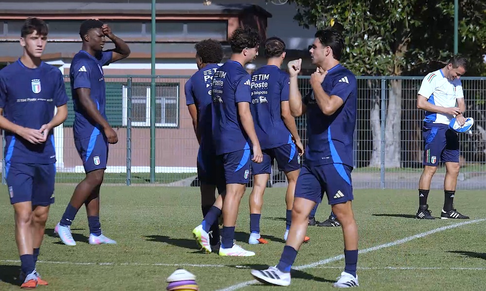 Italia U20 allenamento
