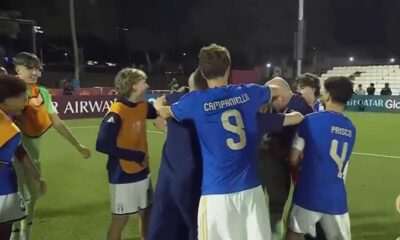 Italia U17 esultanza