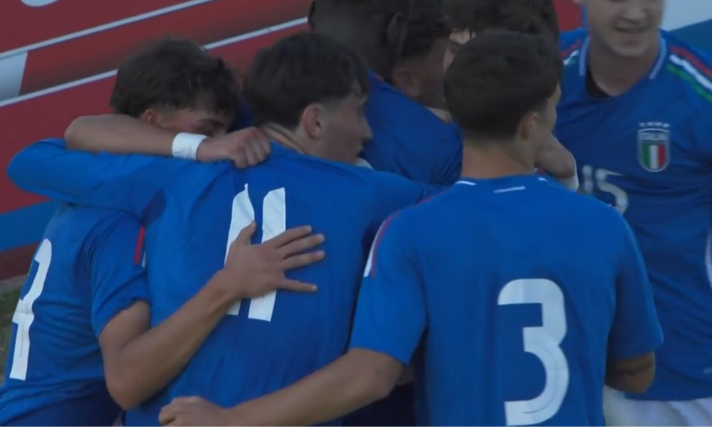 Italia U19 esultanza