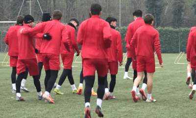 Cremonese allenamento