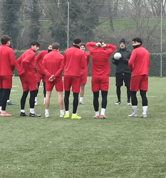 Cremonese allenamento