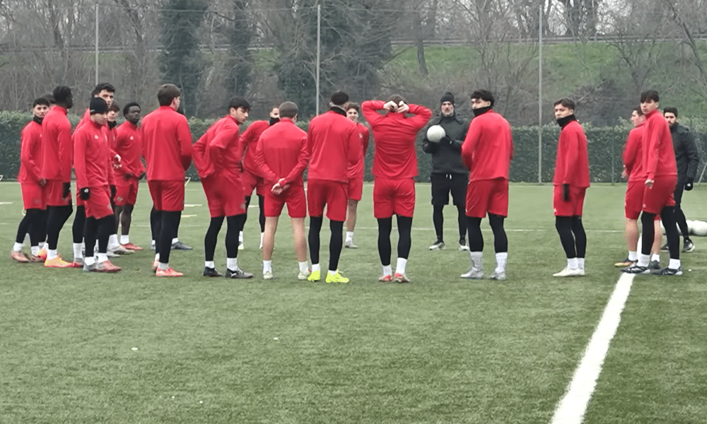 Cremonese allenamento