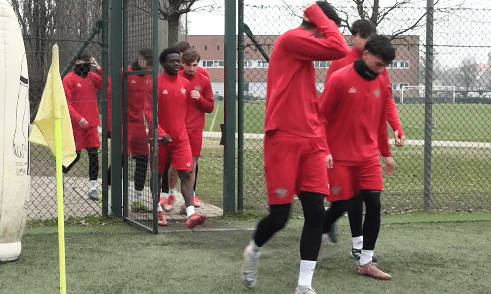 Cremonese allenamento