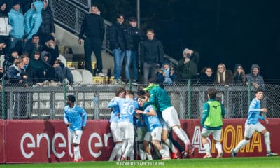 Esultanza Lazio Roberto Apicella