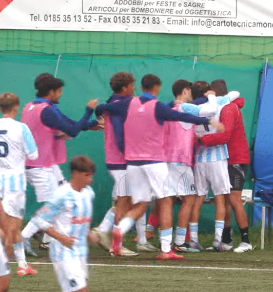 Virtus Entella esultanza