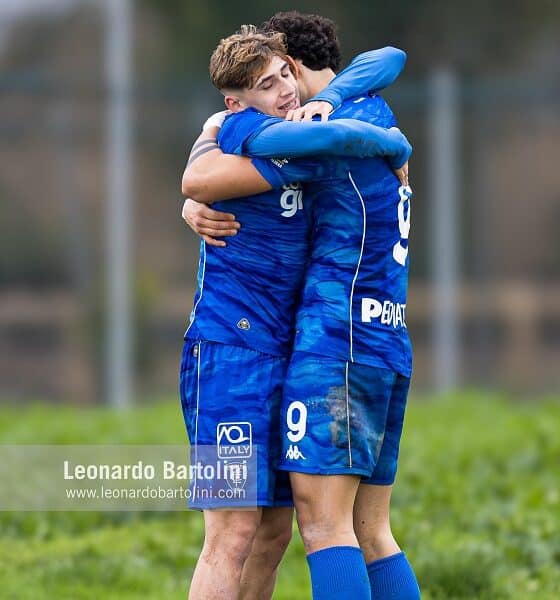 Empoli esultanza - FOTO LEONARDO BARTOLINI