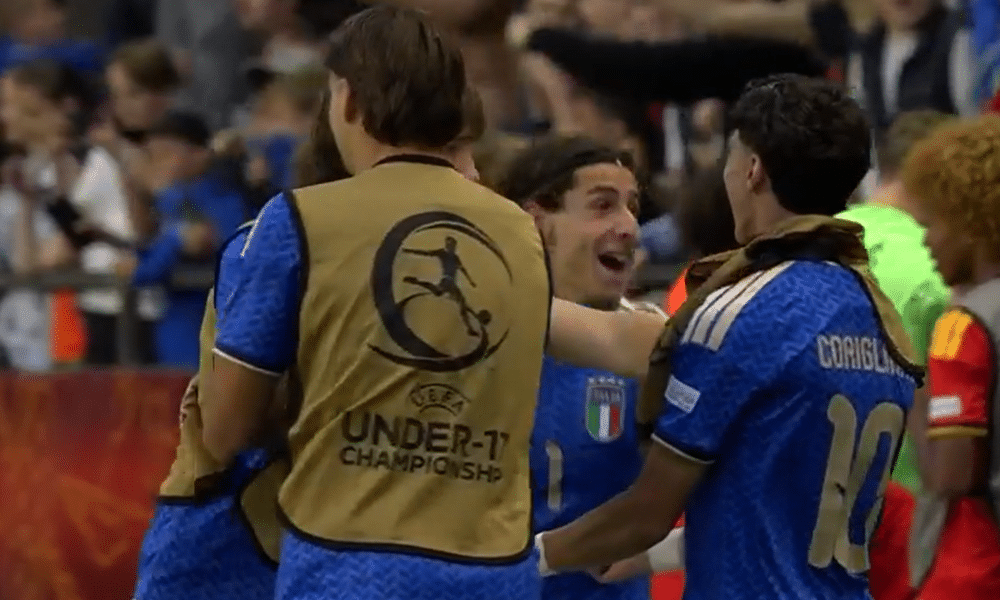 Italia U17 esultanza