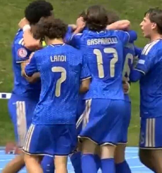 Italia U17 esultanza