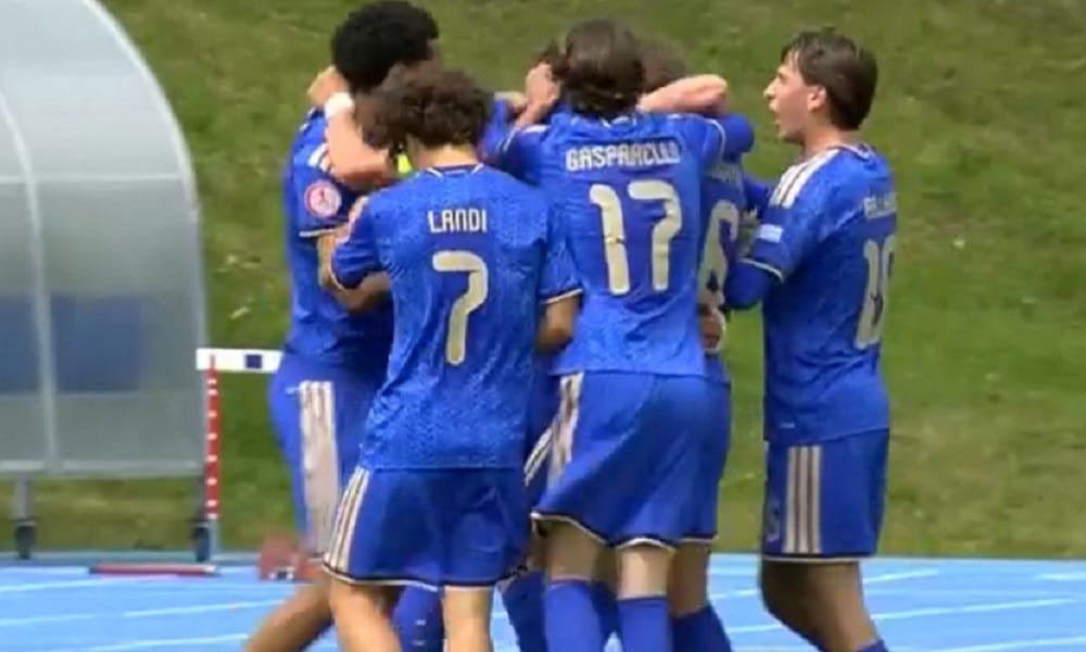 Italia U17 esultanza