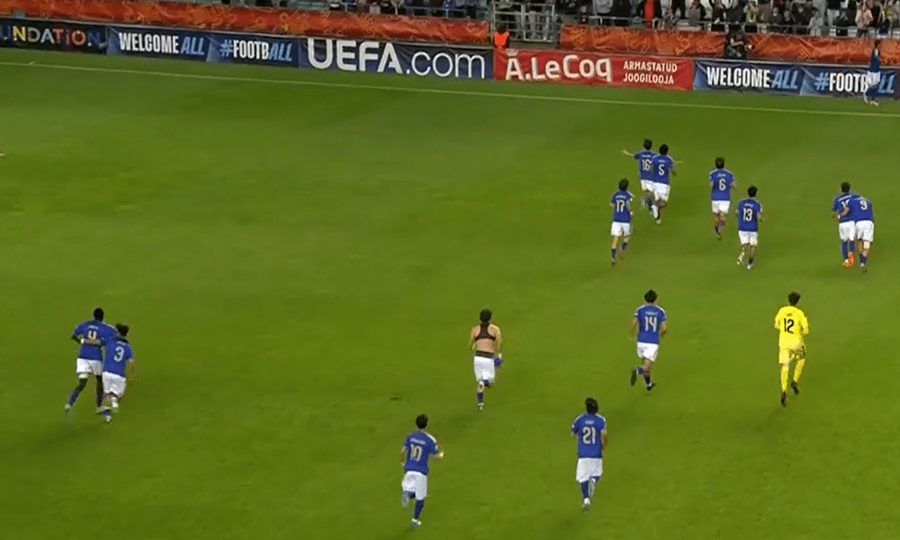 Italia U17 esultanza
