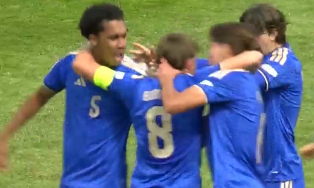 Italia Under 17 esultanza