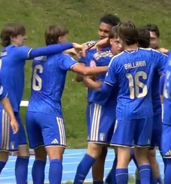 Italia U17 esultanza
