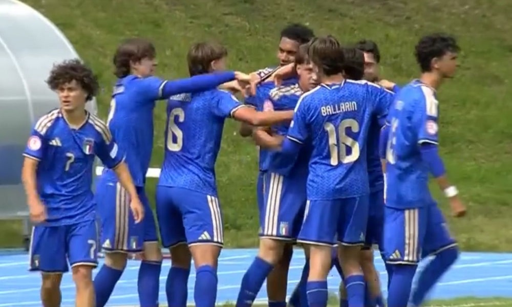 Italia U17 esultanza