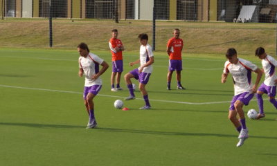 Fiorentina allenamento