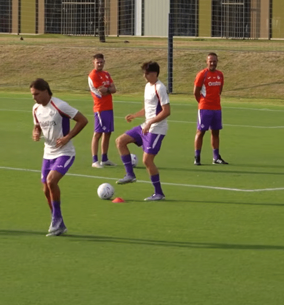 Fiorentina allenamento