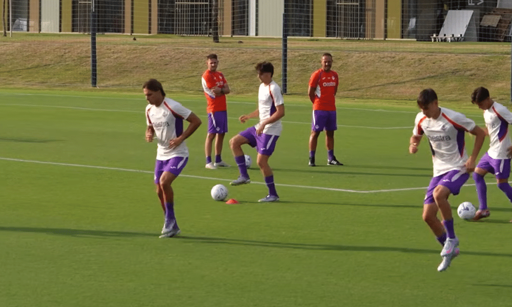 Fiorentina allenamento