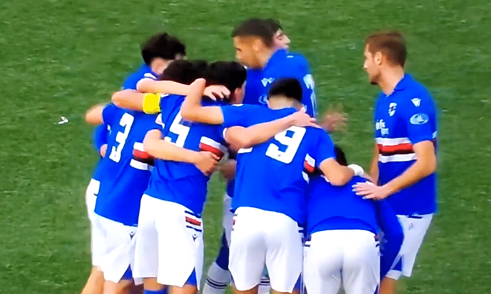 Sampdoria esultanza