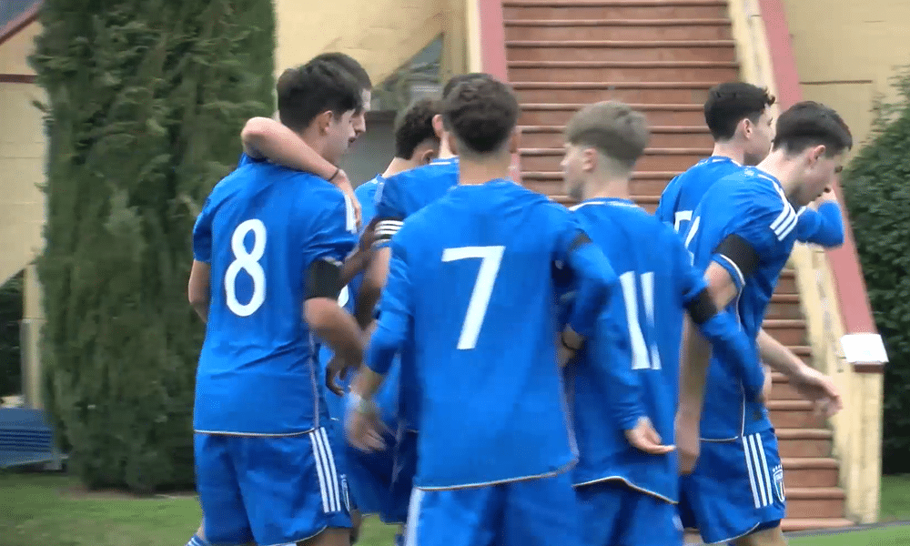 Italia U15 esultanza