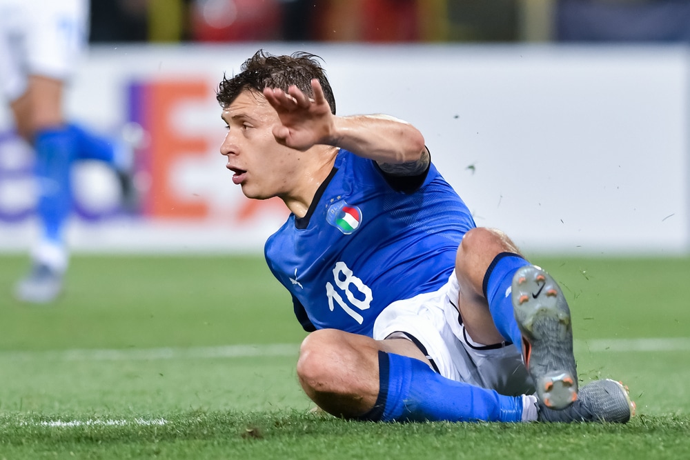 Nicolò barella durante la Nazionale Under 21